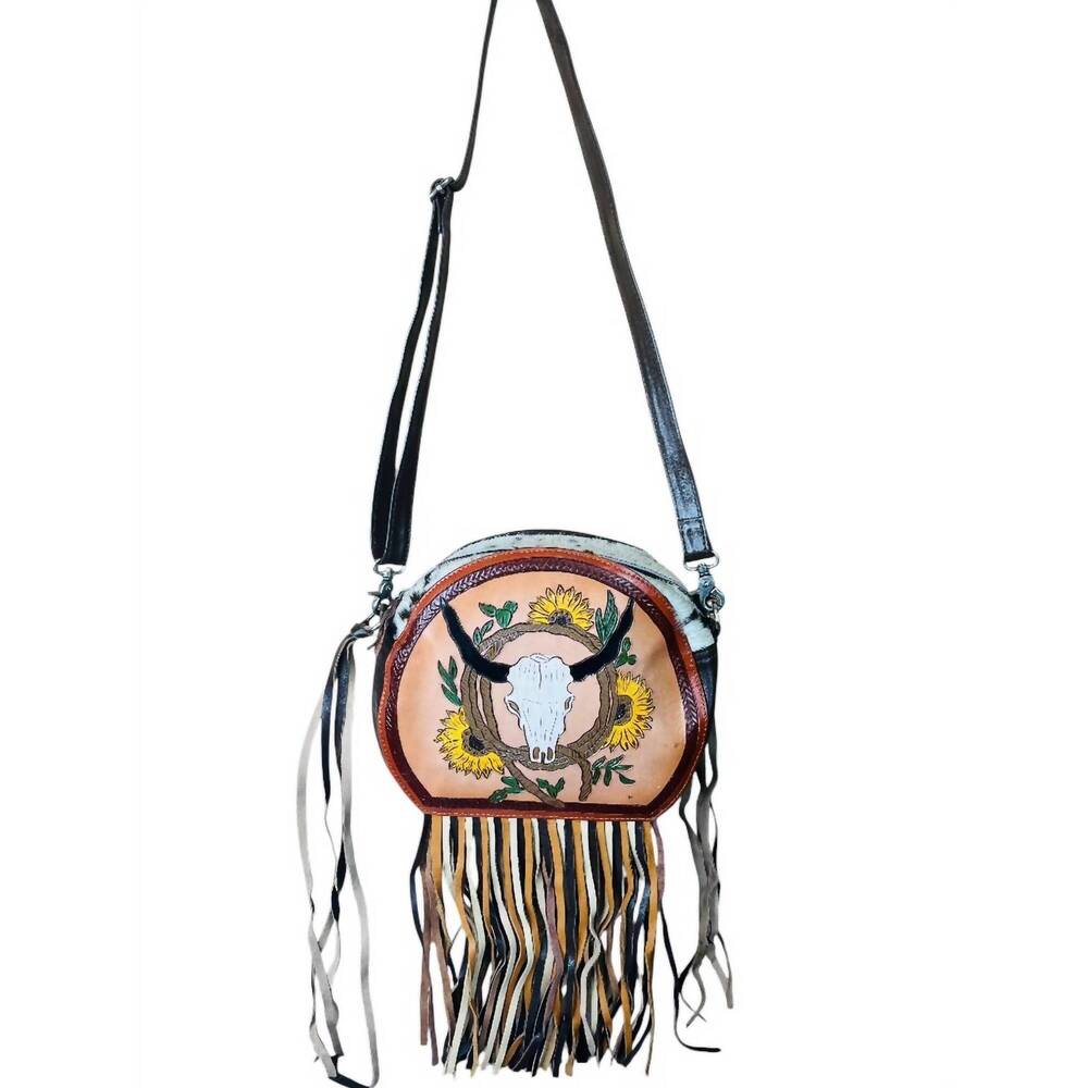 NEW HAUTE SOUTHERN HYDE women's life in the west crossbody bag in multi-colored